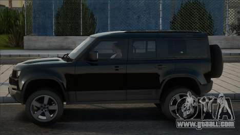 Land Rover Defender Black for GTA San Andreas