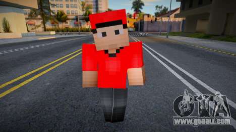 Wmypizz Minecraft Ped for GTA San Andreas