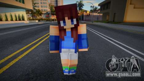 Ofyst Minecraft Ped for GTA San Andreas