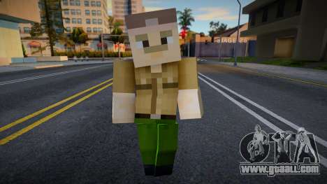 Dsher Minecraft Ped for GTA San Andreas