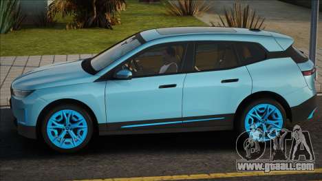BMW iX UKR Plate for GTA San Andreas