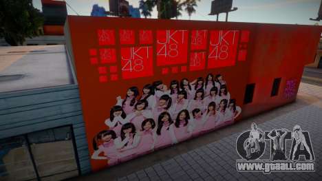JKT48 Wall LS for GTA San Andreas