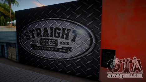 Straight Edge Mural for GTA San Andreas