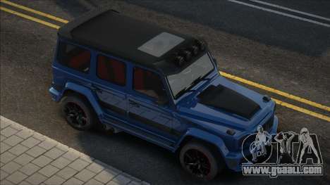 Mercedes-AMG G63 Mansory Blue for GTA San Andreas