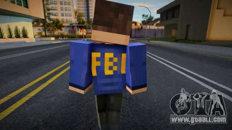 FBI Minecraft Ped for GTA San Andreas