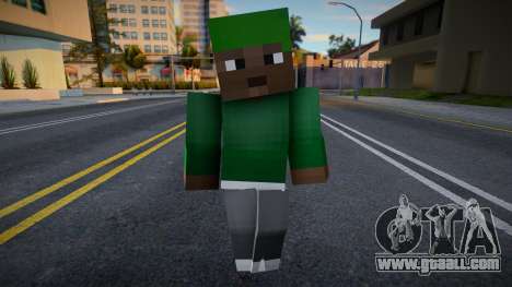 Fam1 Minecraft Ped for GTA San Andreas