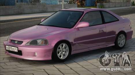 Honda Civic Sedan Pink for GTA San Andreas