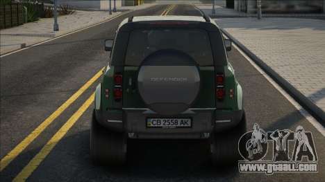 Land Rover Defender UKR Plate for GTA San Andreas