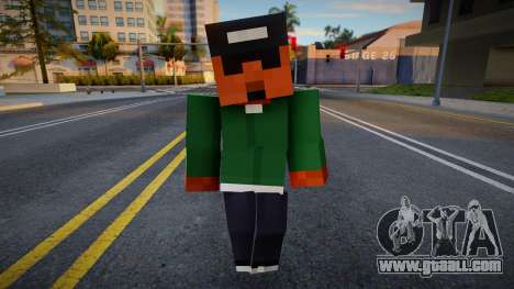 Ryder Minecraft Ped for GTA San Andreas