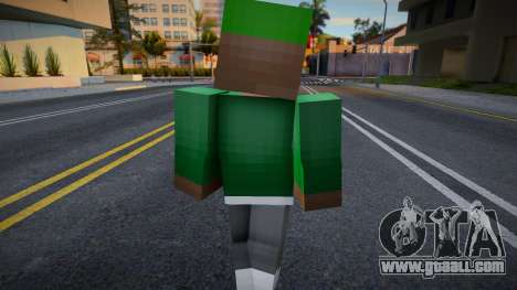 Fam1 Minecraft Ped for GTA San Andreas