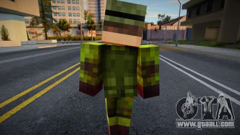 Army Minecraft Ped for GTA San Andreas