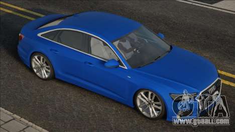 Audi A6 Blue for GTA San Andreas