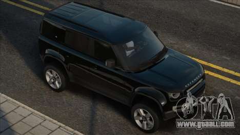 Land Rover Defender Black for GTA San Andreas