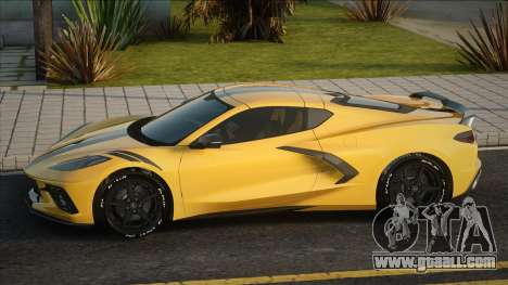 Chevrolet Corvette C8 2020 Yellow for GTA San Andreas