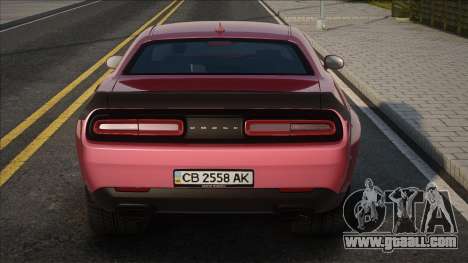 Dodge Challenger SRT Hellcat UKR for GTA San Andreas