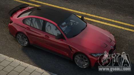 BMW M3 g80 Red for GTA San Andreas