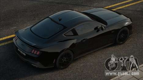 Ford Mustang 2024 Black for GTA San Andreas
