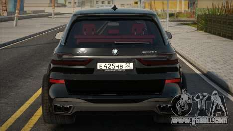 BMW X7 XDrive D50 Black for GTA San Andreas