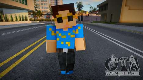 DNB3 Minecraft Ped for GTA San Andreas