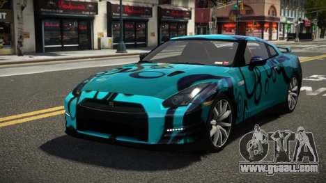 Nissan GT-R R35 ST G-Style S6 for GTA 4