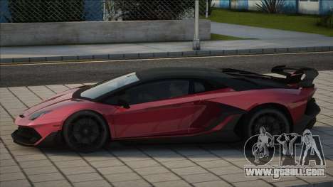 Lamborghini Aventador SVJ Red for GTA San Andreas