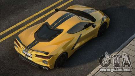 Chevrolet Corvette C8 2020 Yellow for GTA San Andreas