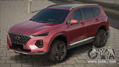 Hyundai Santa Fe 2019 Red for GTA San Andreas