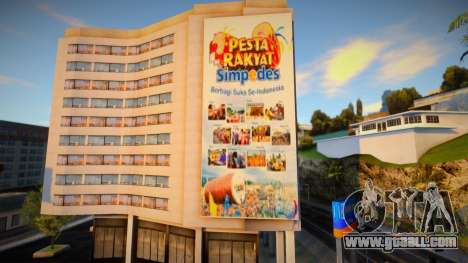 Bank BRI (Pesta Rakyat Simpedes Billboard) for GTA San Andreas
