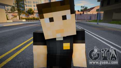 Lapd1 Minecraft Ped for GTA San Andreas