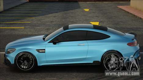 Mercedes-Benz C63S AMG Blue for GTA San Andreas