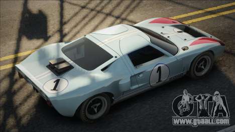 1966 Ford GT TwinTurbo 24 Hours Le Mans Ken-Mile for GTA San Andreas