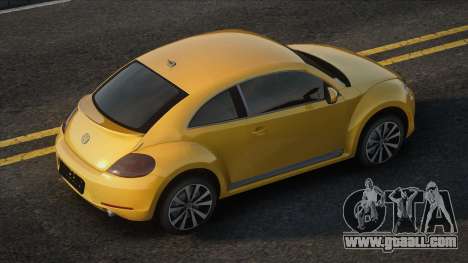 Volkswagen Beetle Turbo 2012 Yellow for GTA San Andreas