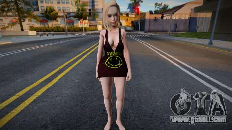 Androide N18 Cumin Nirvana fan for GTA San Andreas