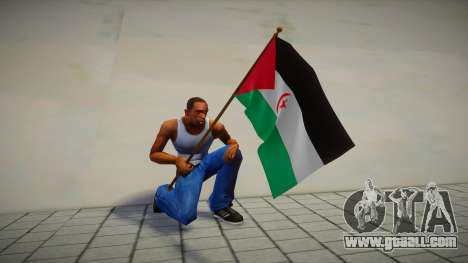 Flag Western Sahara for GTA San Andreas