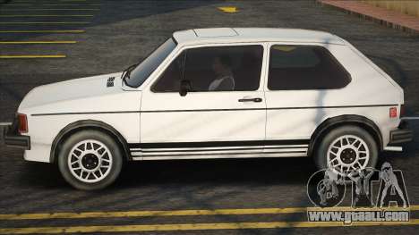 Volkswagen Rabbit GTI 84 White for GTA San Andreas