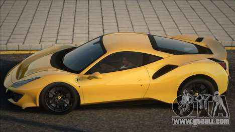 Ferrari 488 Pista Yellow for GTA San Andreas