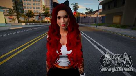 Skin Random 28 Red for GTA San Andreas