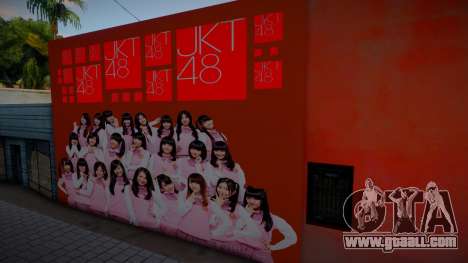JKT48 Wall LS for GTA San Andreas