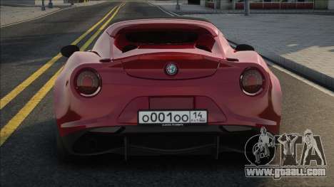 Alfa Romeo 4C 15 ST for GTA San Andreas