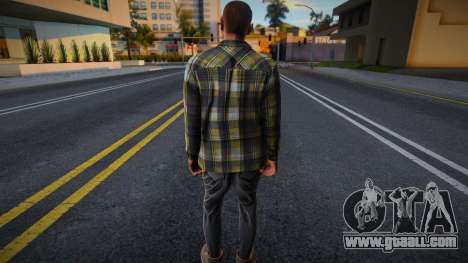 Niko Bellic Casual V1 Flannel W Undershirt v1 for GTA San Andreas