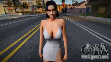 White Outfit girl for GTA San Andreas