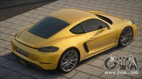 Porsche 718 Cayman S Yellow for GTA San Andreas
