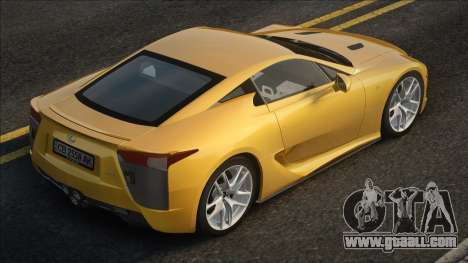 Lexus LFA UKR Plate for GTA San Andreas