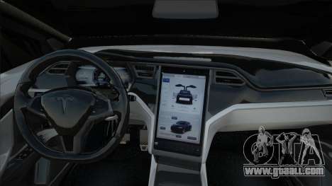 Tesla Model X Blue for GTA San Andreas
