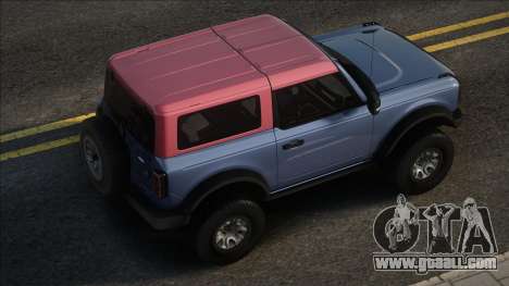 Ford Bronco 2021 for GTA San Andreas
