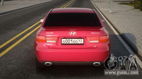 Hyundai Sonata 2009 Red for GTA San Andreas