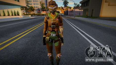 Azure Knight Female - Creative Destruction for GTA San Andreas