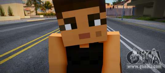 Catalina Minecraft Ped for GTA San Andreas