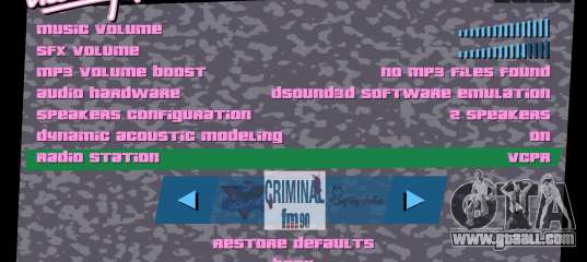 A new radio station for GTA Vice City