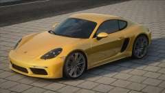 Porsche 718 Cayman S Yellow for GTA San Andreas